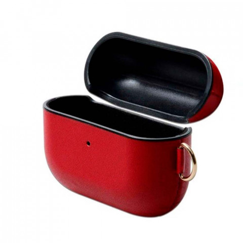 Чехол на AirPods Pro Leather Case Red
